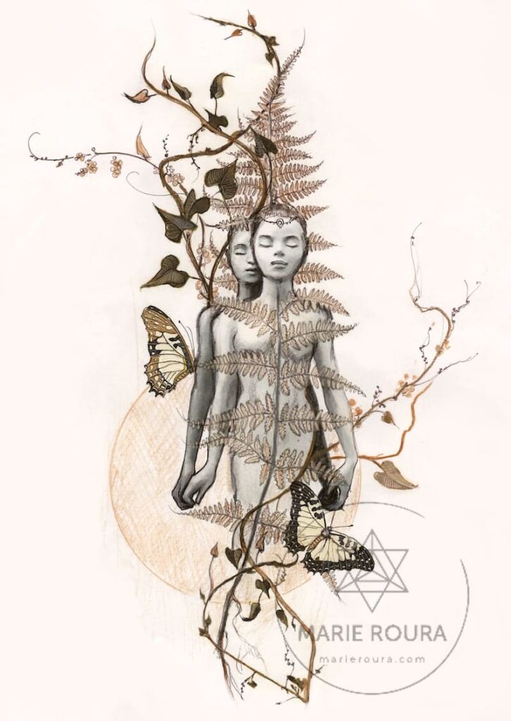 illustration ames soeurs