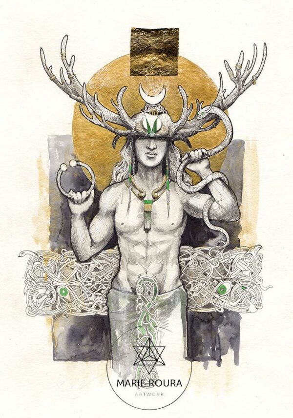 cernunnos dessin.