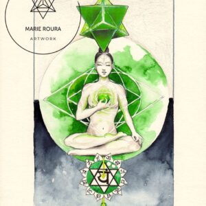 illustration chakra anahata