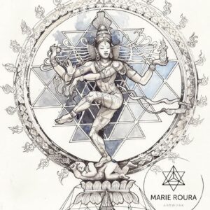 Un dessin de Nataraja, shiva